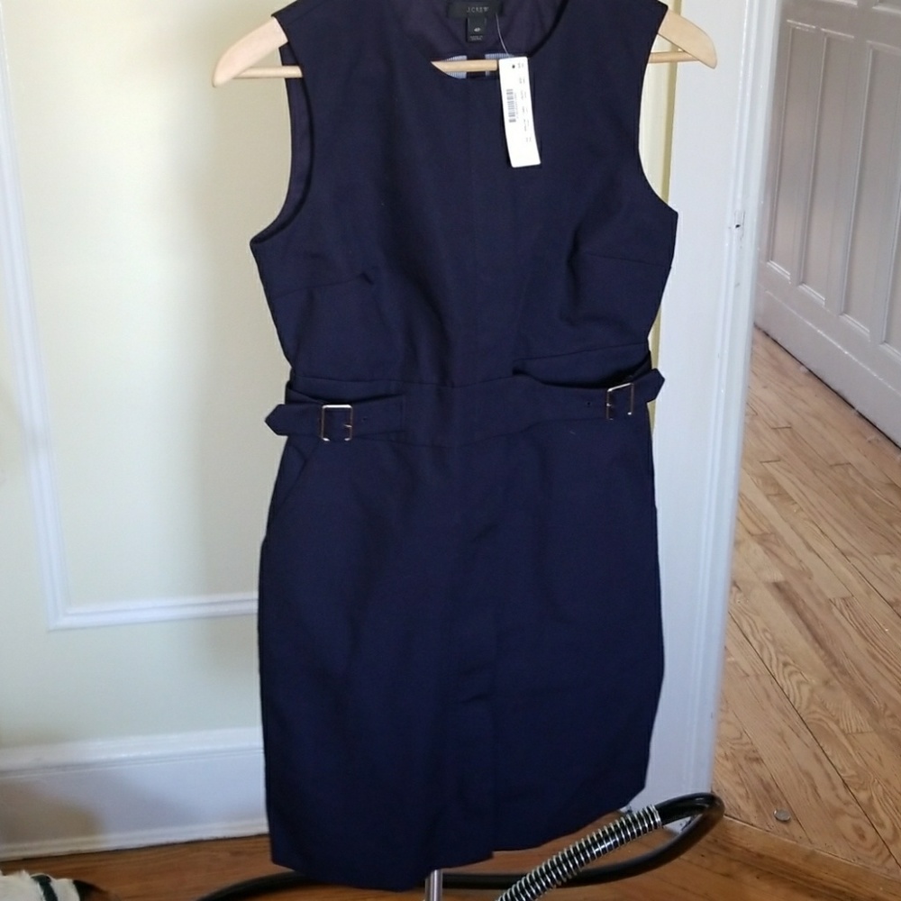 J. Crew Navy Dress Sz 4P